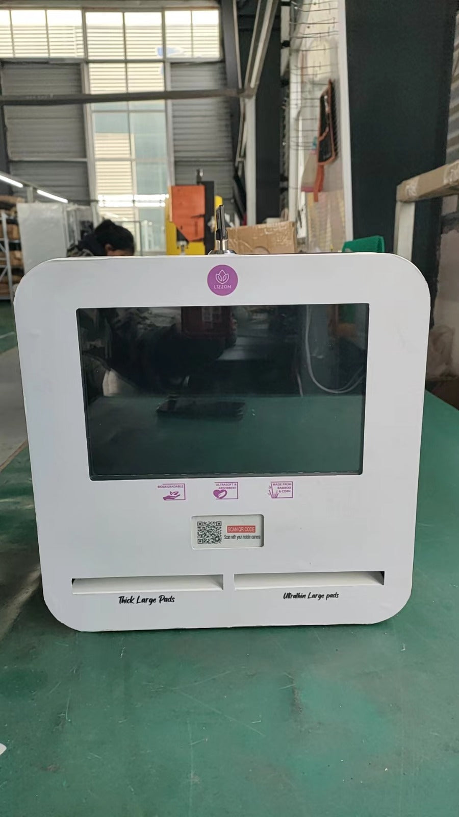 MODEL-C-1 Sanitary Pads Vending Machine – QR code operation.