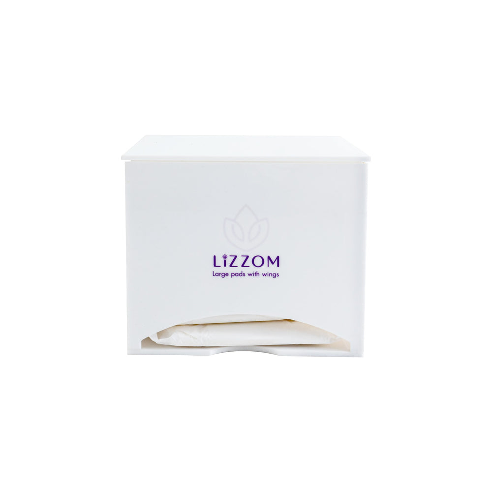 MODEL-MW-PER LiZZOM Minimalist Acrylic White Sanitary Pads Dispenser PERSONAL.