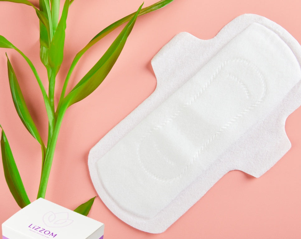 LiZZOM Organic Ultrathin Pads, the pad: flat and thin, with wings