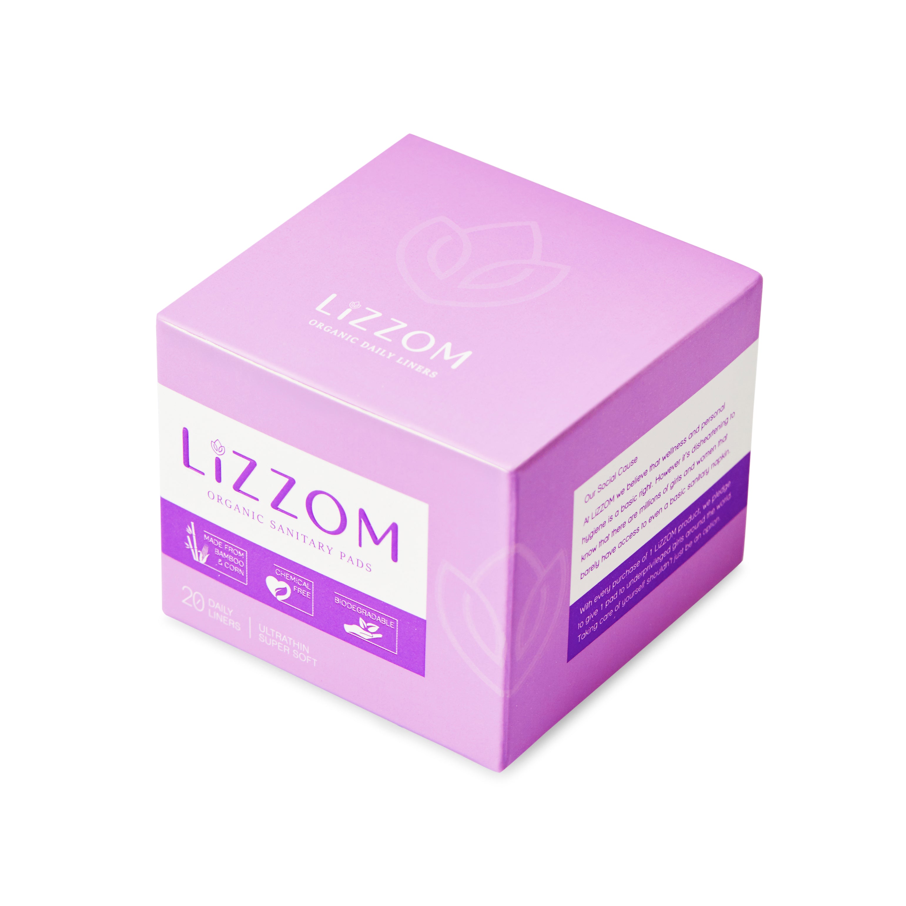 LiZZOM Organic Daily liners - Pack of 2 (40 Liners)