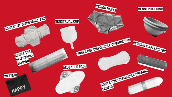 Pads, Tampons or Menstrual cup? How to choose the right one for you?