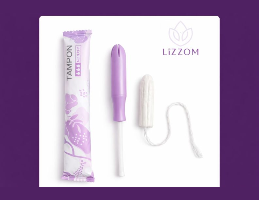 LiZZOM Super Plus Size Tampons Case - High Absorbency Tampons with Applicator — LiZZOM organic period care, UAE