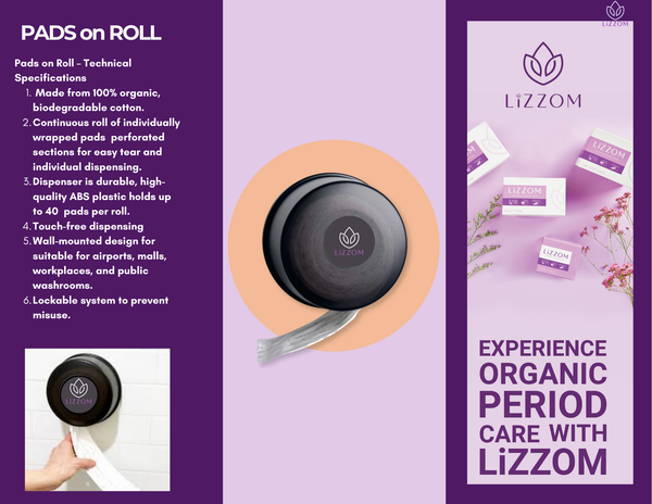 MODEL-ROLL-D     LiZZOM Roll on Pads Dispenser
