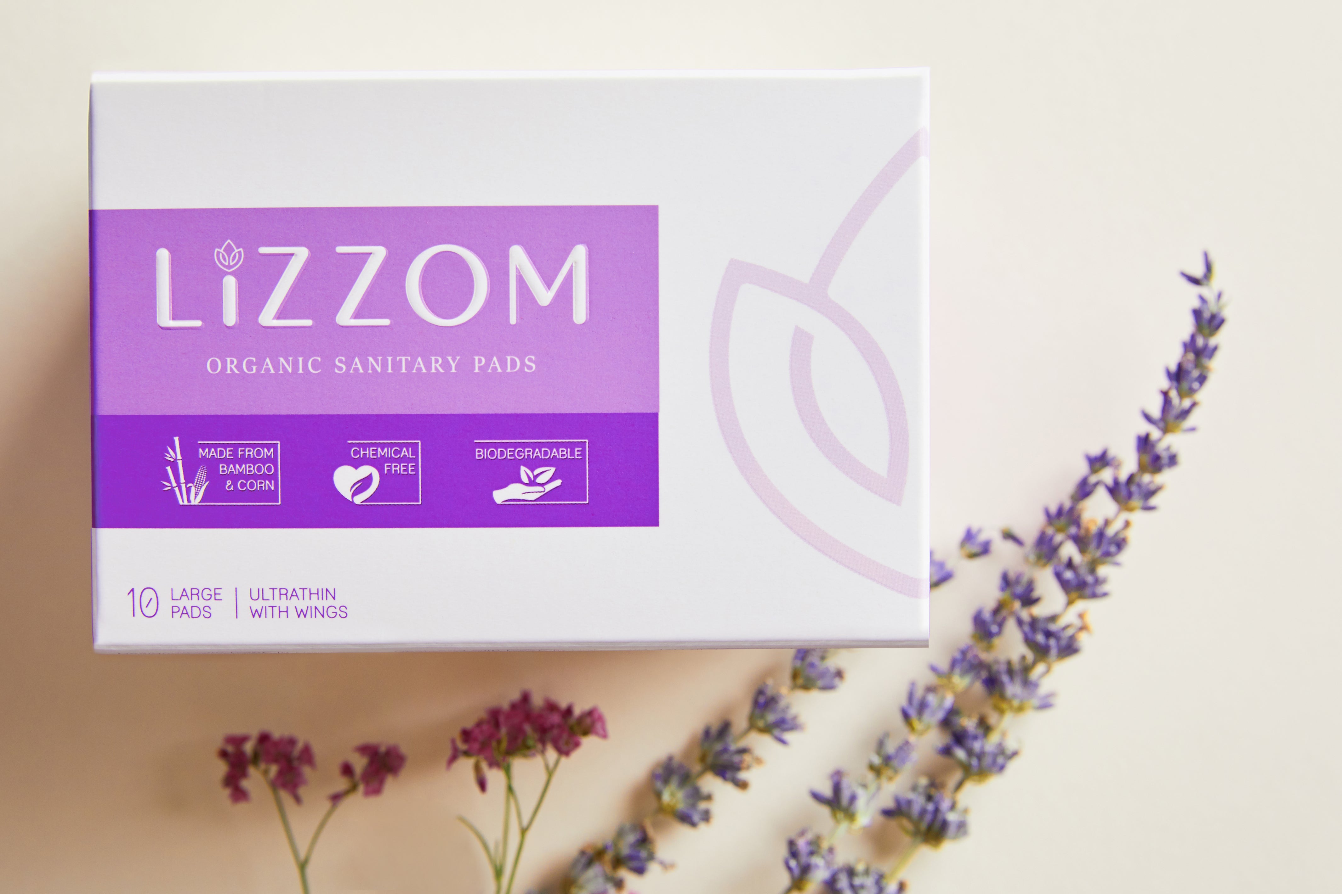 LiZZOM Organic Ultrathin Sanitary pads (CHECK OUR OTHER SIZES)