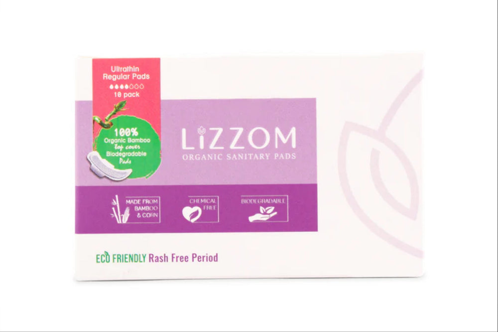LiZZOM Mini Monthly Bundle — packaging — LiZZOM organic period care, UAE