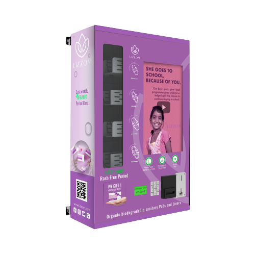 MODEL-C Commercial Sanitary Pads Vending Machine – Customizable for paid or non-paid operation