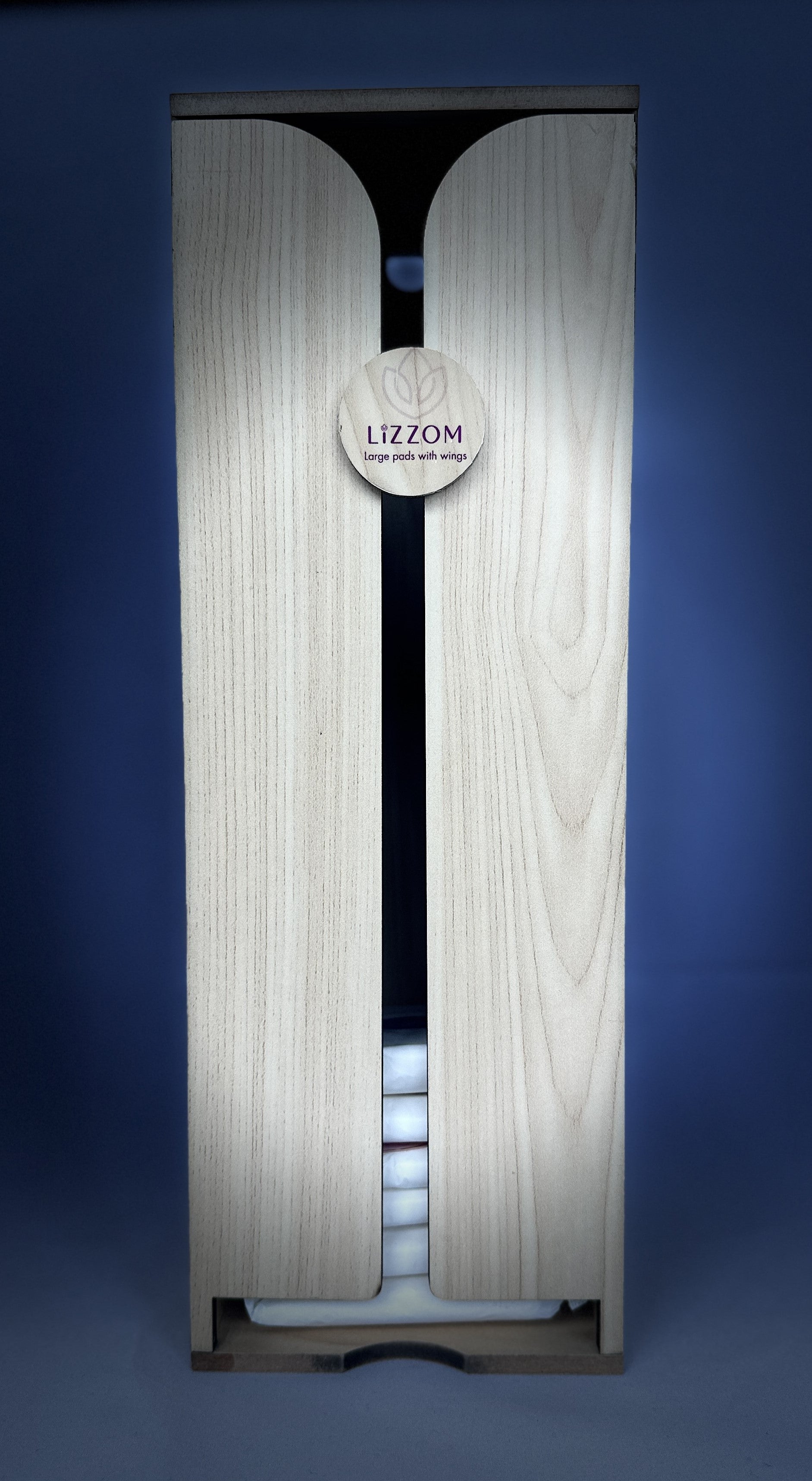 MODEL-W-PRO Minimalist Manual Wooden Sanitary Pads Dispenser