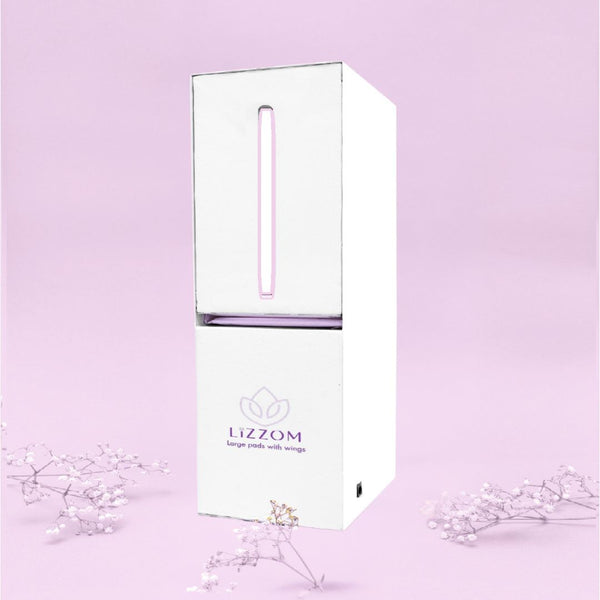 MODEL-I-5-B     Fully Automatic Motion Sensor White Sanitary Pad Vending Machine - (Free pad dispense)