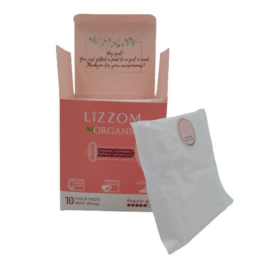 Organic THICK Night Pads - Pack of  2 boxes (20 Pads). Dry feel | Plastic free | Antibacterial | Odor & amp; Rash free. ( CHECK OUR SIZES )