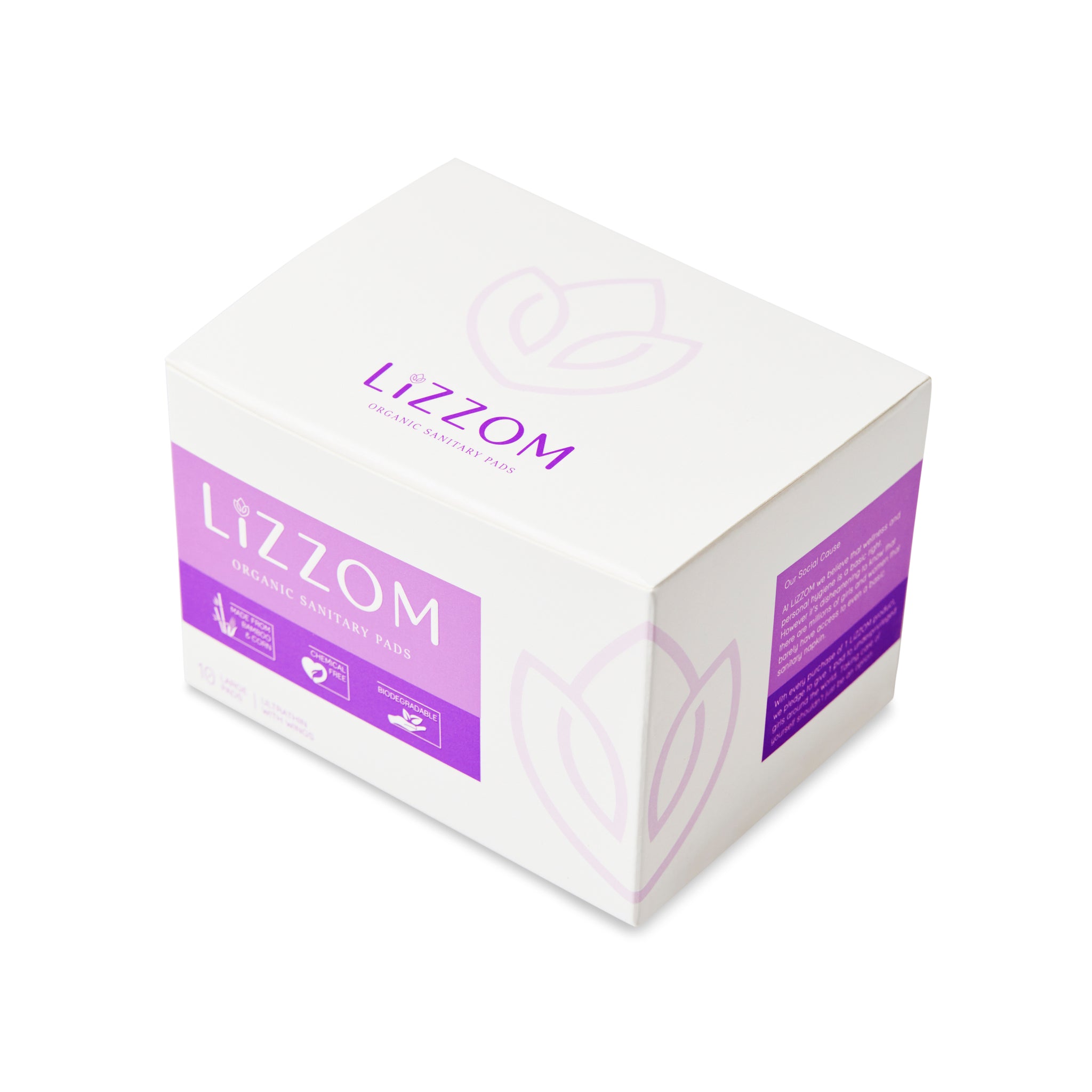 LiZZOM Mini Monthly Bundle (A combination of 1 pack your choosen size of pads + 1 pack of your favourite daily liners)