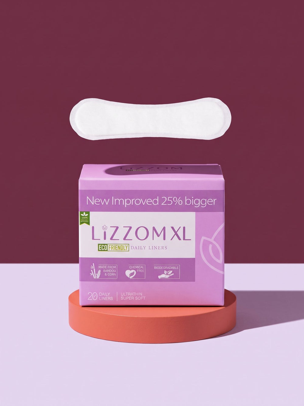 LiZZOM Organic Ultrathin Daily Liners — Breathable & Plastic-Free — image 2